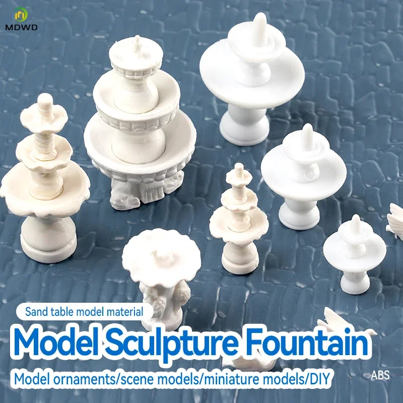 Art Craft For Toddlers - 2Pcs Model Statue HO 1:87 Sculpture