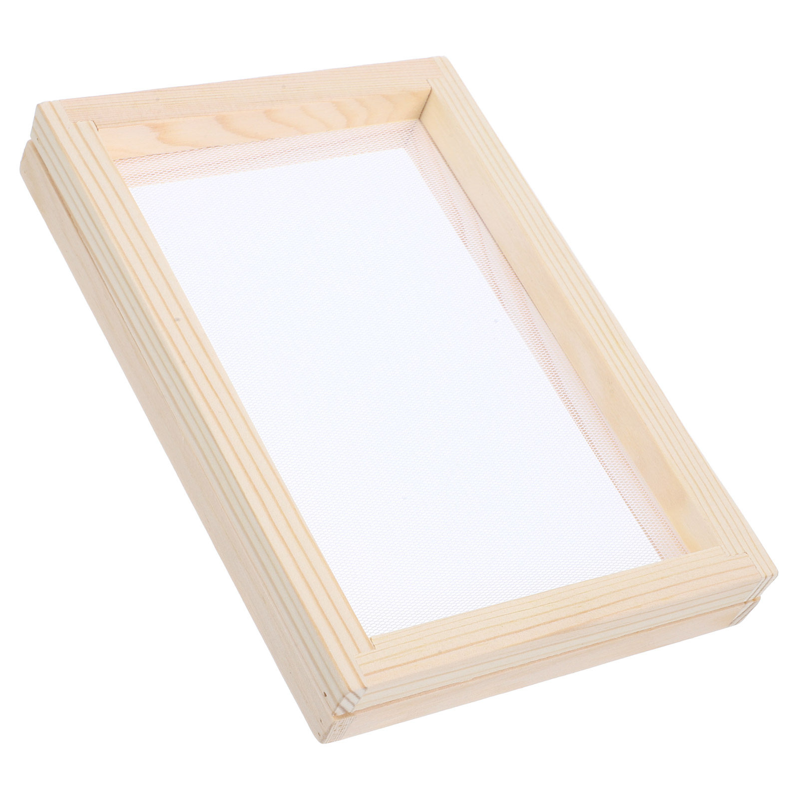 Art Craft Flower Making - DIY Paper Making Screen Wooden Frame