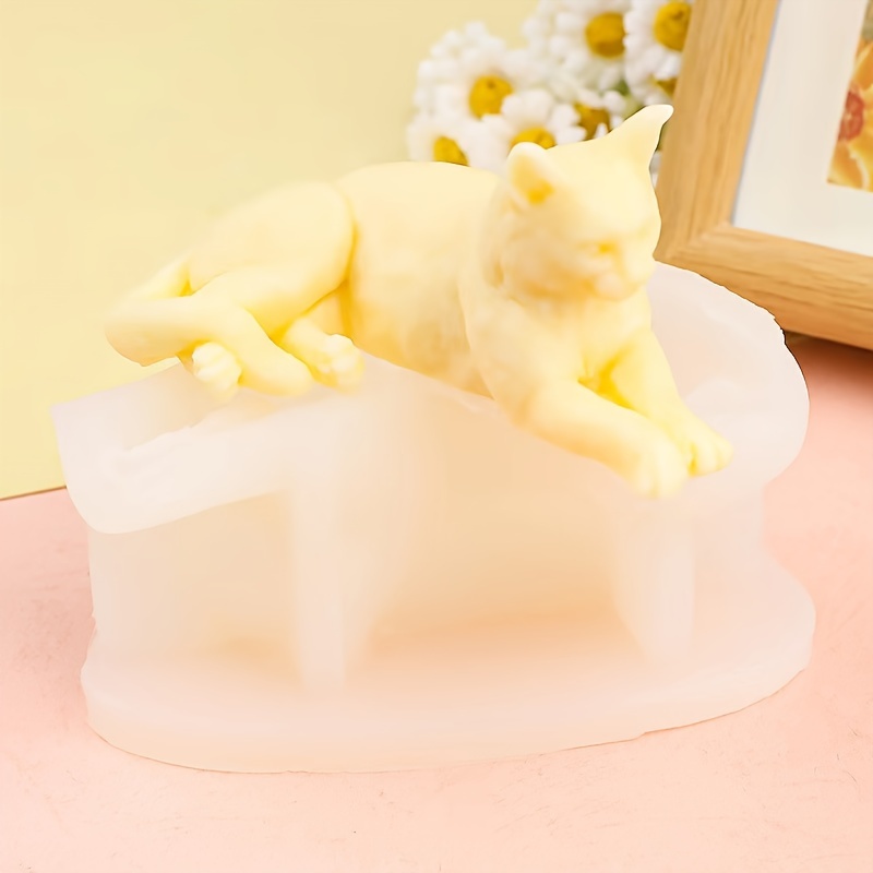 Art Craft Animals - Creative Silicone Cat Mold, 1Pc DIY