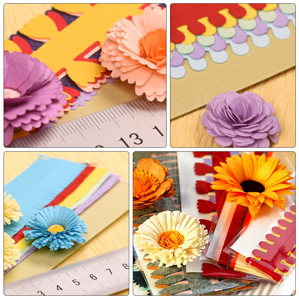 Art Craft Flower Making - 60Pcs Art Quilling Paper Strips Flower