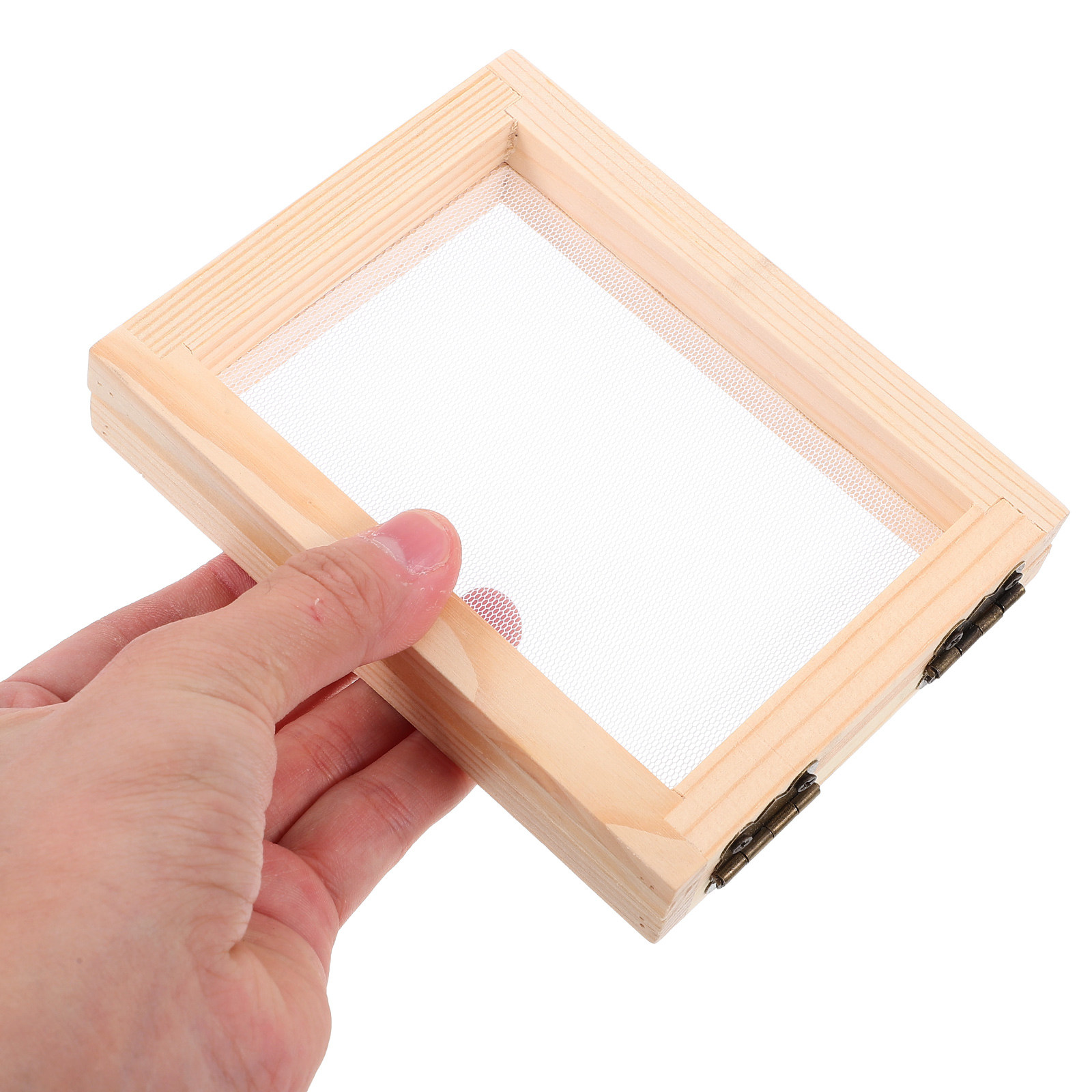 Art Craft For Preschool - 4Pcs Wooden Deckle Mold Frame for
