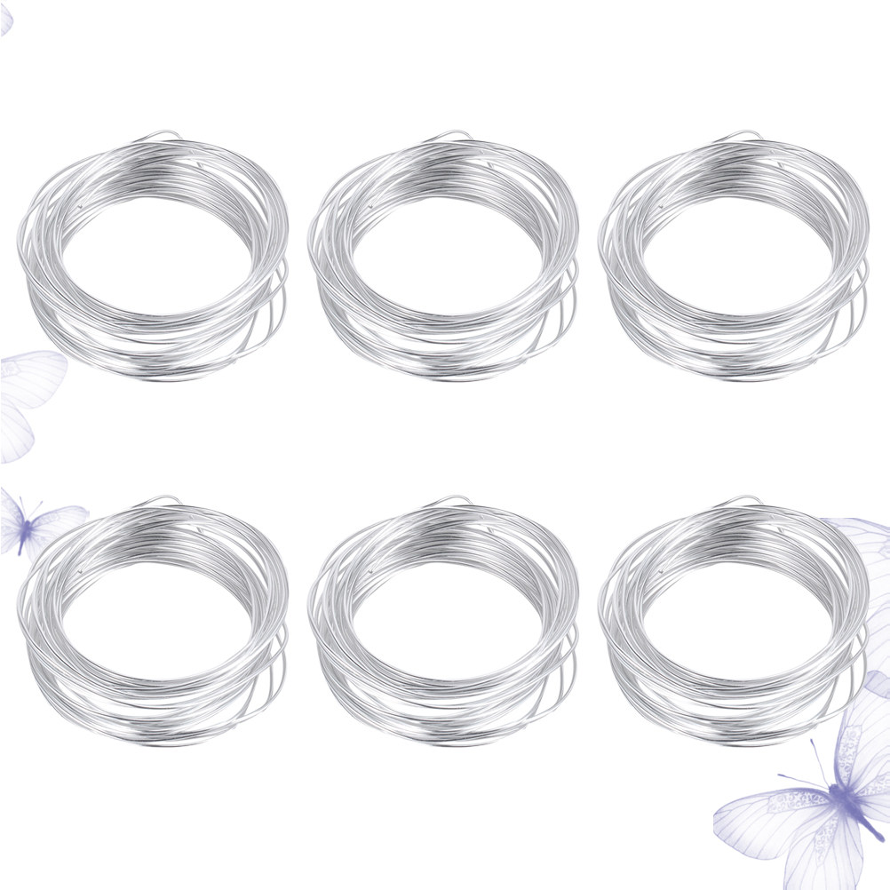 Art Craft Wire - 6 Rolls Flexible Aluminum Wire Silver