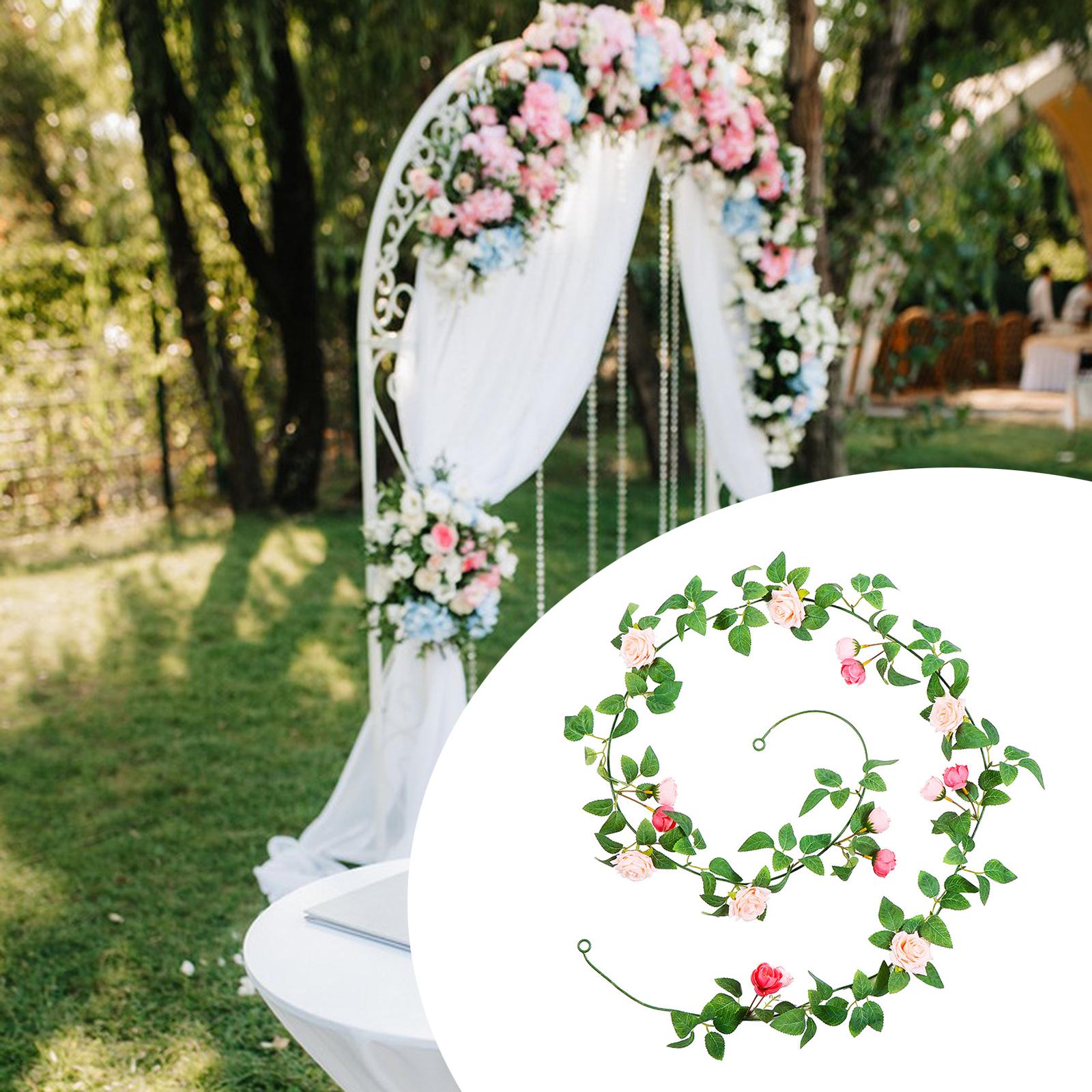 Art And Craft Valentine - Artificial Rose Garland Art Crafts DIY