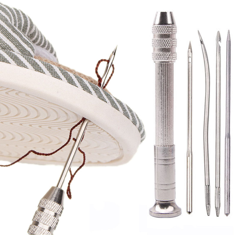 Leather Tooling Kit - Leather Sewing Awl Set Replaceable Multifunctional
