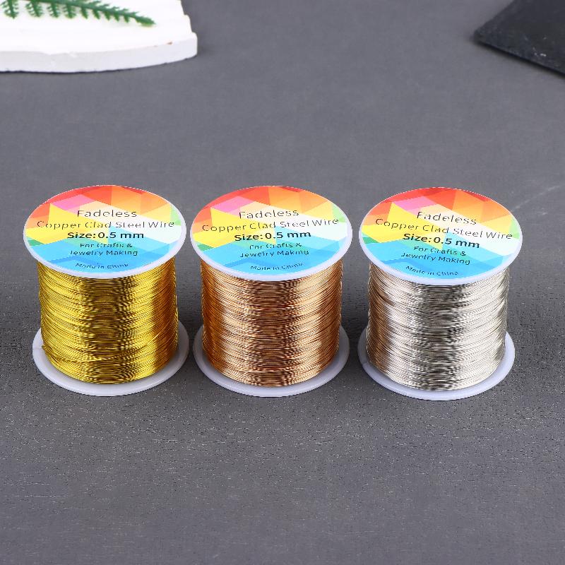 Art Craft Wire - 100m/328ft Fadeless Copper Clad Steel Wire