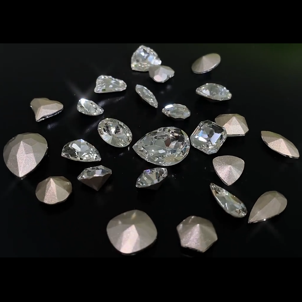 Craft And Art Difference - Different Shapes Super Clear 10PCS Rhinestones
