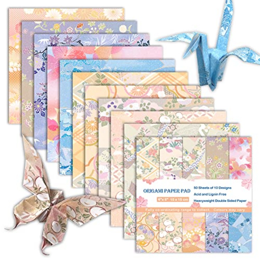 Art Craft In Paper - Origami Paper 6x6 Double Sided 50