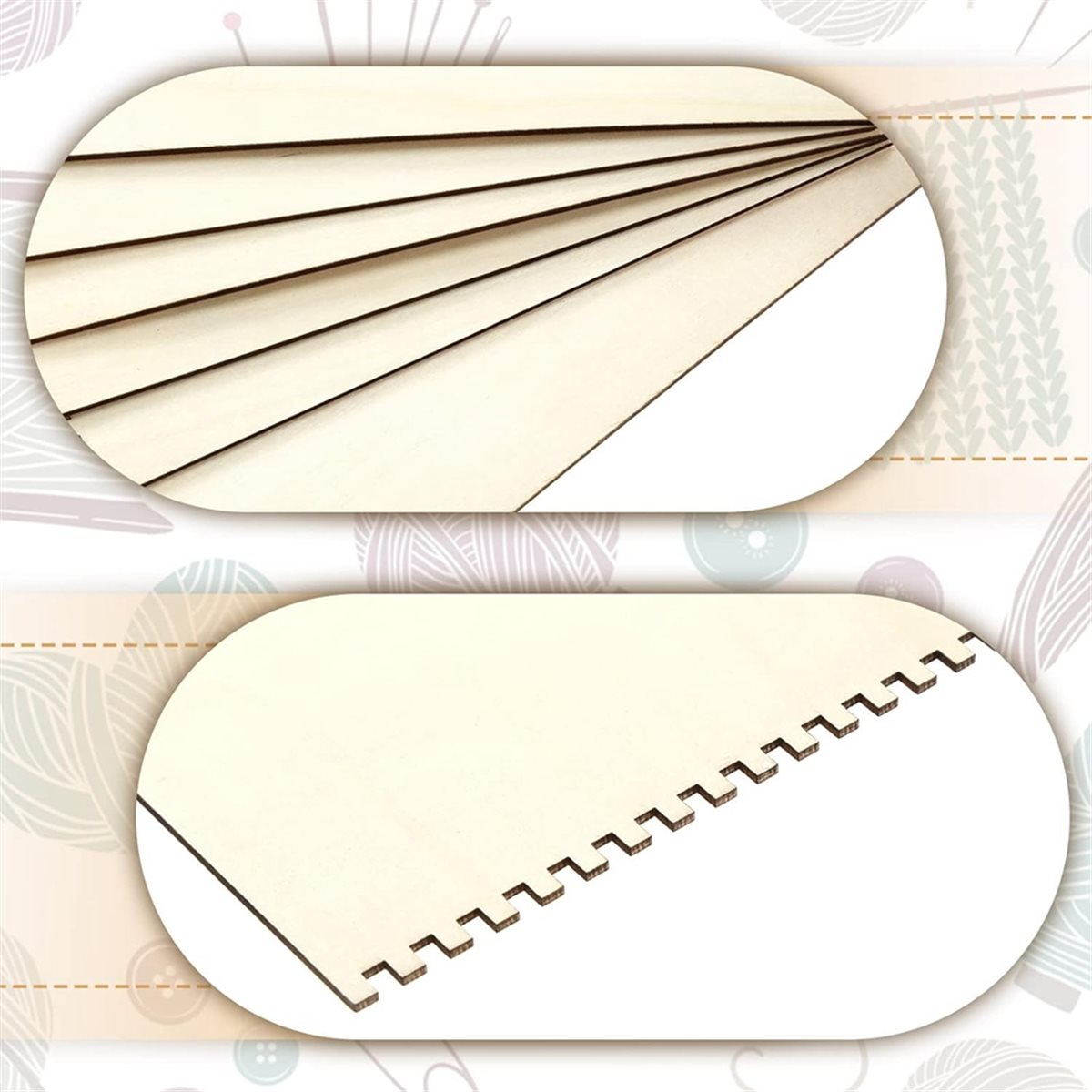 18 Pcs Beginners Wooden Notche - Art Craft Adult review and price