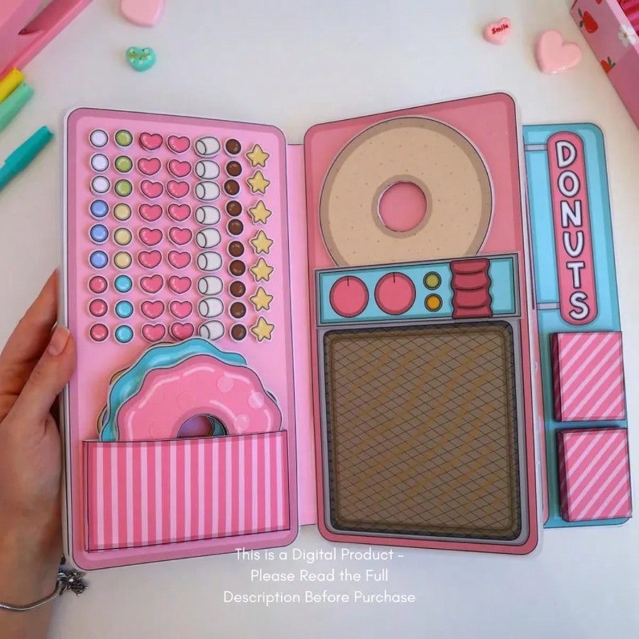 Donut Shop Pretend Play Kit, D - Art Craft 6 Year Old review and price