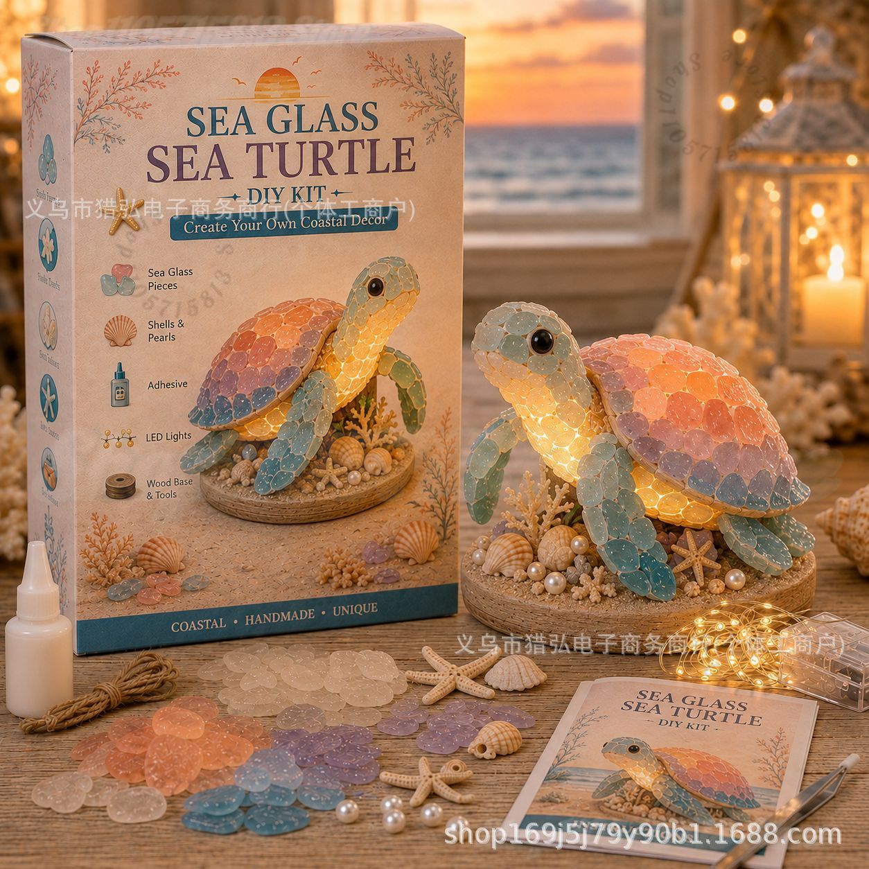 DIY Sea Glass Mermaid Tail Lig - Art Craft Adult review and price