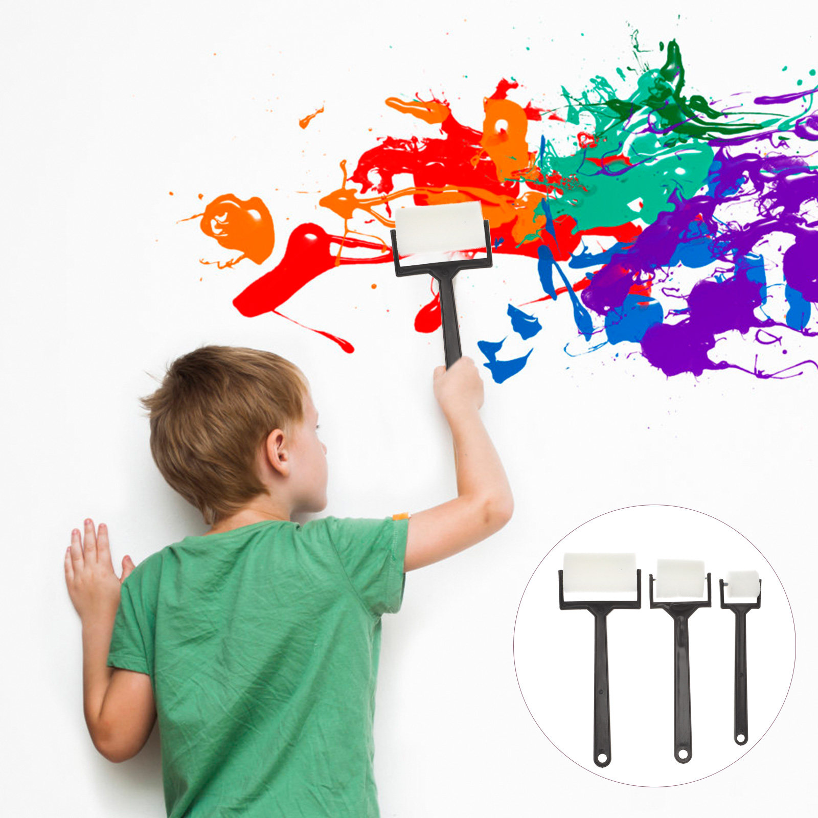 15Pcs Art Painting Sponge Brus - Art Craft For Preschool review and price