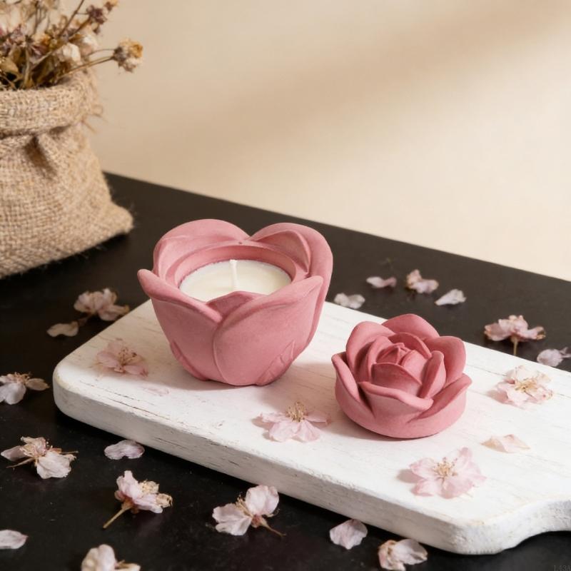 L43A Rose Embossed Resin Jar M - Art Craft Description review and price
