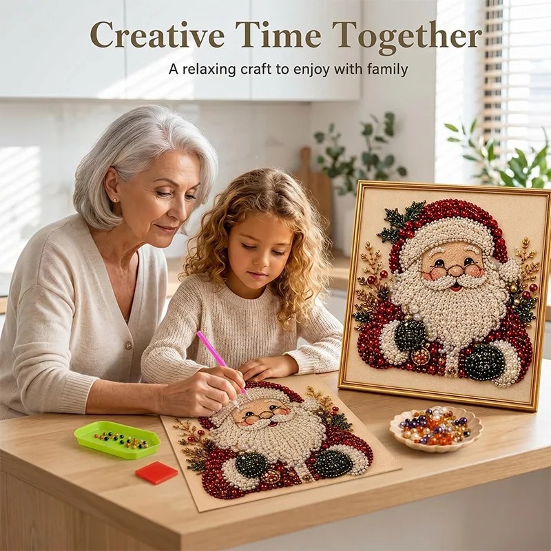 Christmas Pearl Diamond Painti - Art Craft Adult review and price