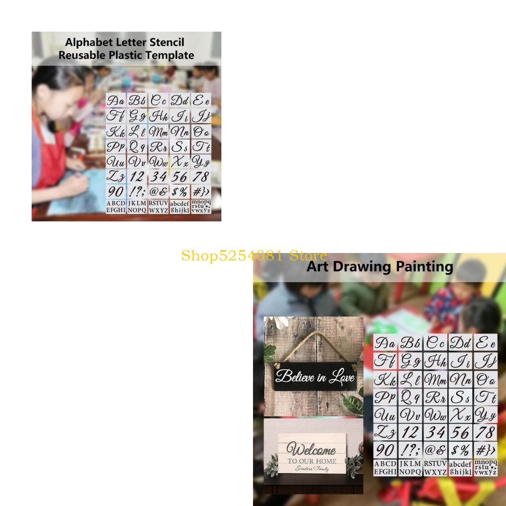 AXYC 40pcs Letter Stencils Reu - Art Craft Description review and price
