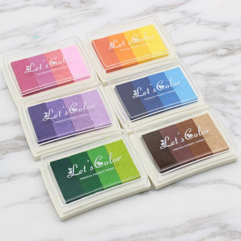 1PCS 4 colors Inkpad Ink stamp - Stamping Ink Pad review and price