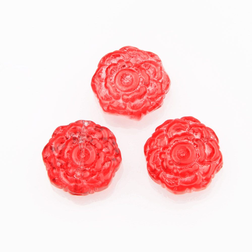 30pcs Glass Rose Flower Beads  - Art Craft Flower Making review and price
