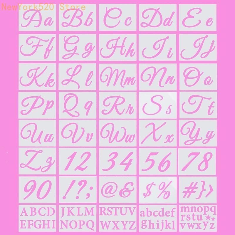 40pcs Letter Stencils Reusable - Art Craft Description review and price