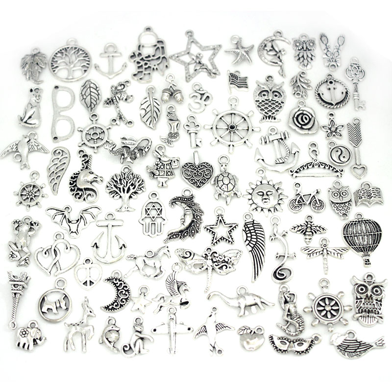 50Pcs/Lot Tibetan Silver Mixed - Art Craft Flower Making review and price