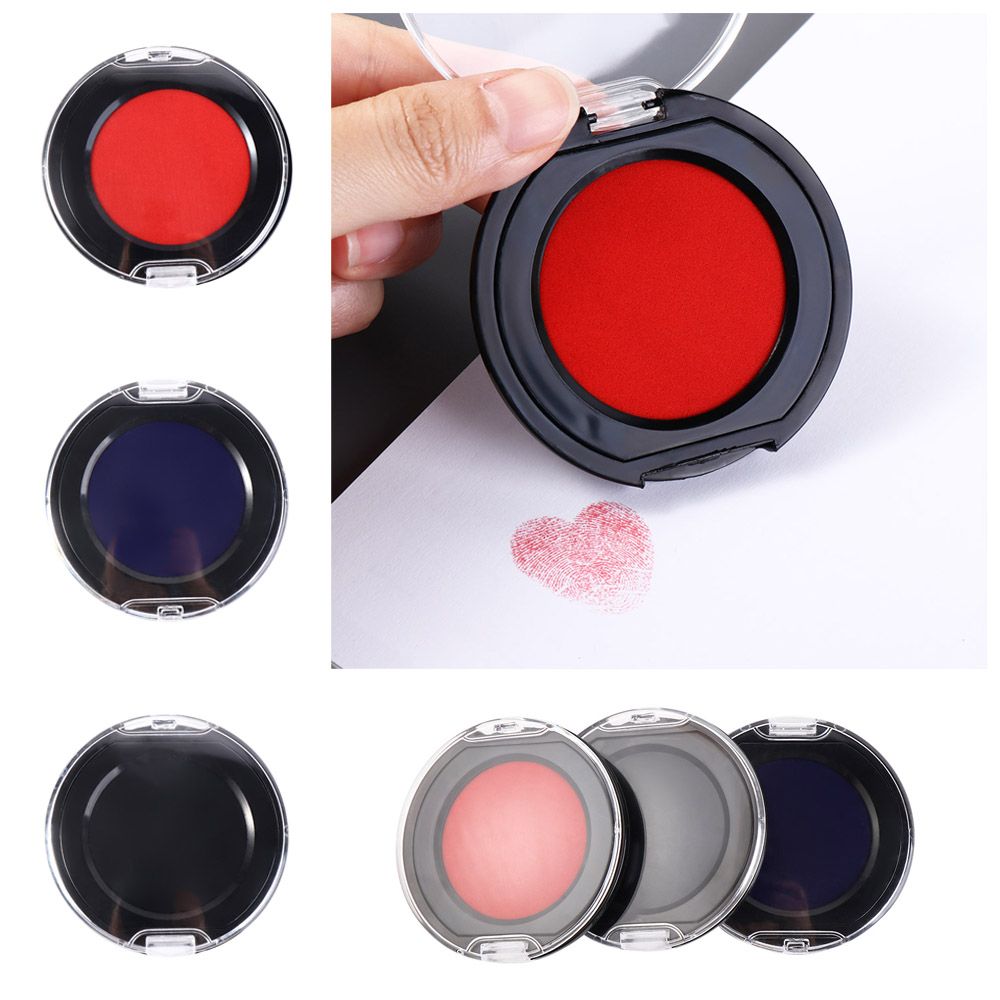 Red Blue Black Mini Fingerprin - Stamping Ink Pad review and price