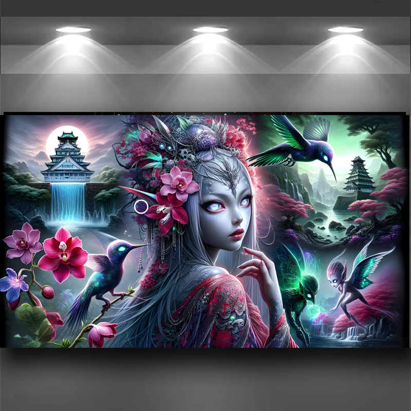 Diamond Art Landscape woman bi - Art And Craft Valentine review and price