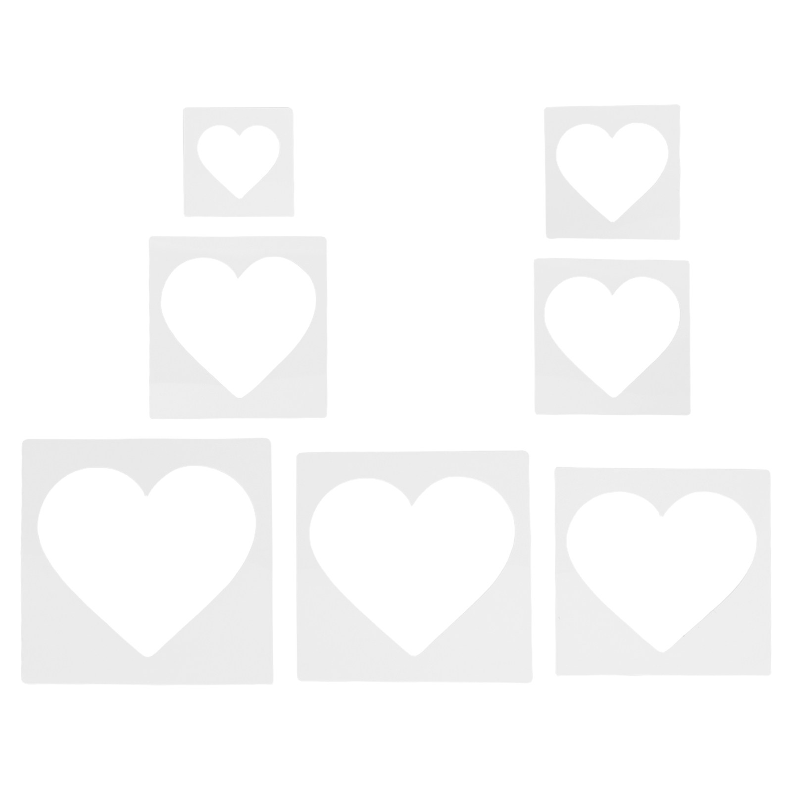 7Pcs DIY Stencils Templates He - Art And Craft Valentine review and price