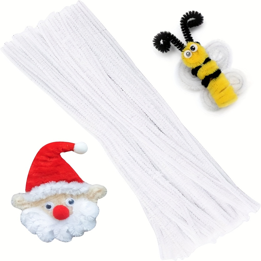 100 Pcs White Pipe Cleaners,Pi - Art Craft For Toddlers review and price