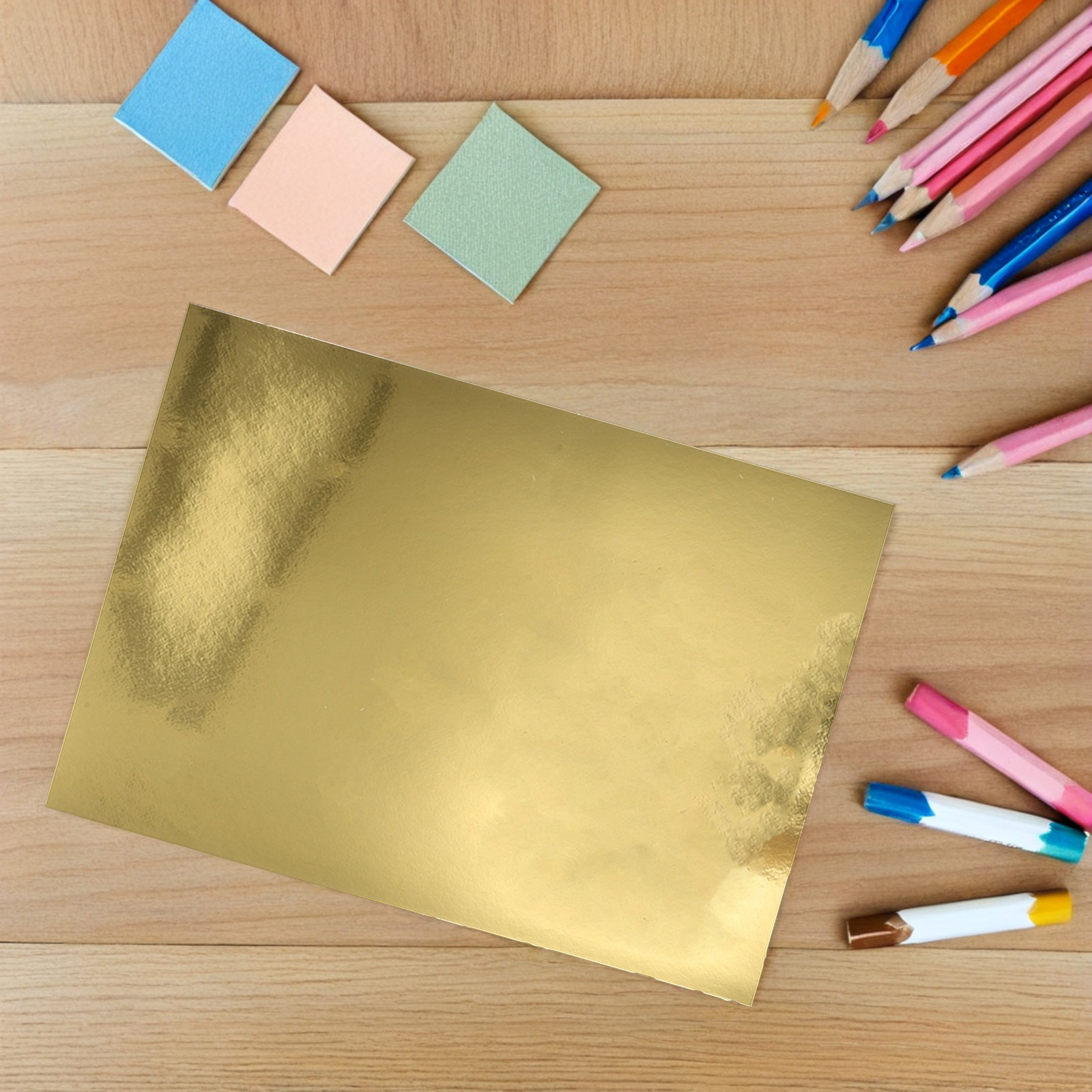 50Pcs Metallic Mirror Cardstoc - Art Craft Mirror review and price