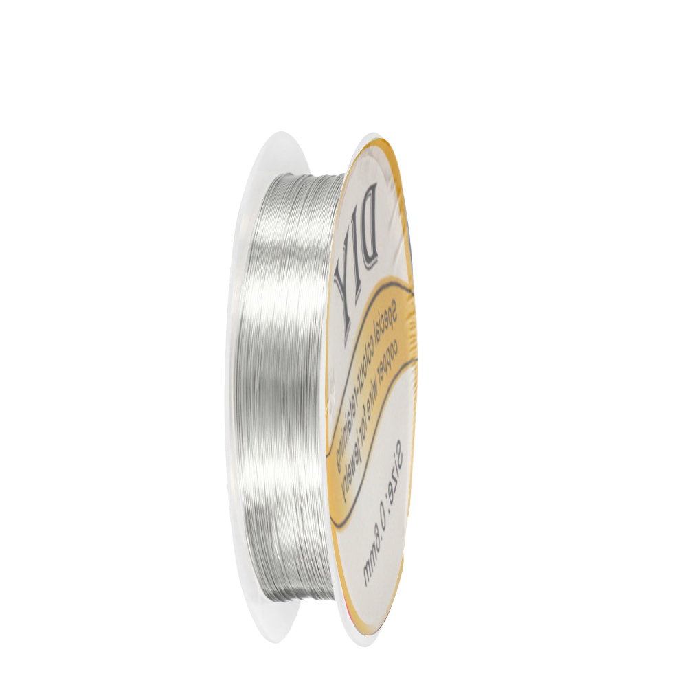 1Roll Silver Copper Wire 0.3/0 - Art Craft Wire review and price