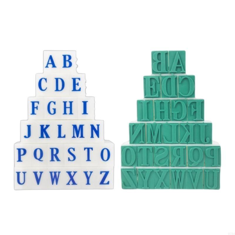 97BA 26Pcs Large Letter Stamp  - Art Craft Description review and price