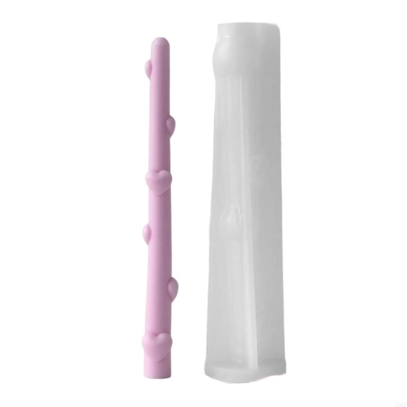 Long Silicone Mould with Heart - Art Craft Description review and price