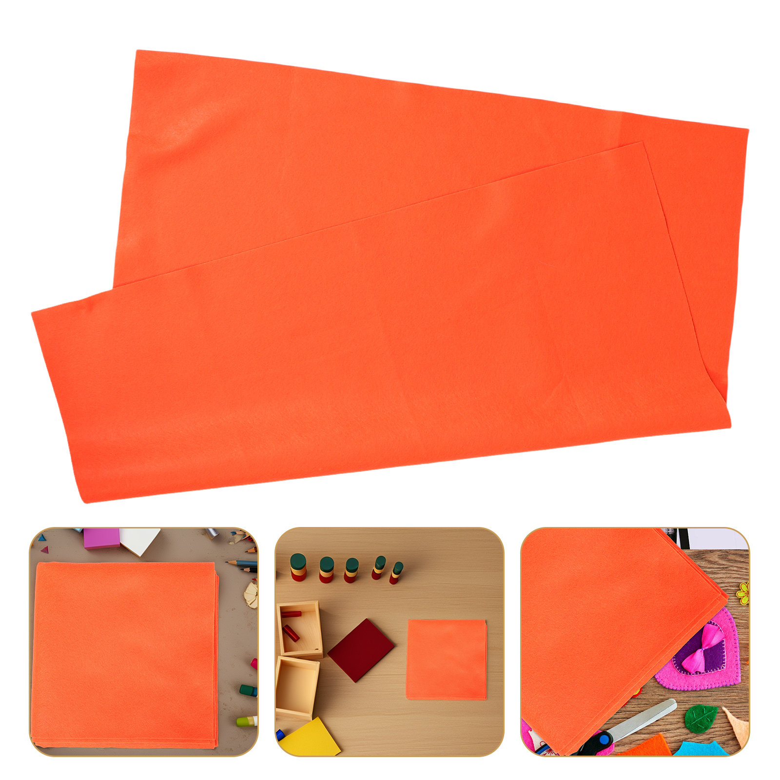 Orange Felt Fabric Sheets Soft - Art Craft Class review and price