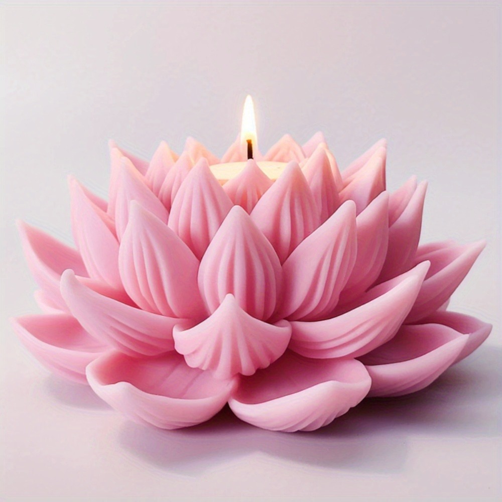 3D Lotus Flower Candle Silicon - Art And Craft Valentine review and price