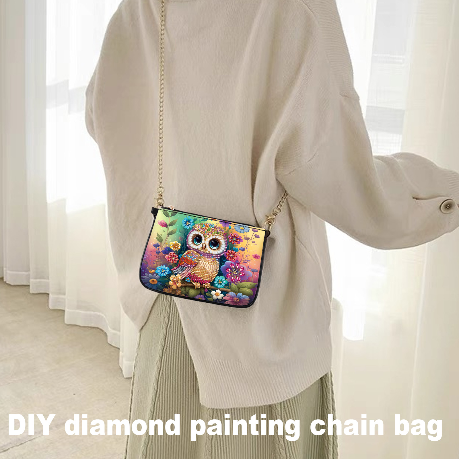 Colorful Owl Diamond Art Paint - Art Craft Adult review and price