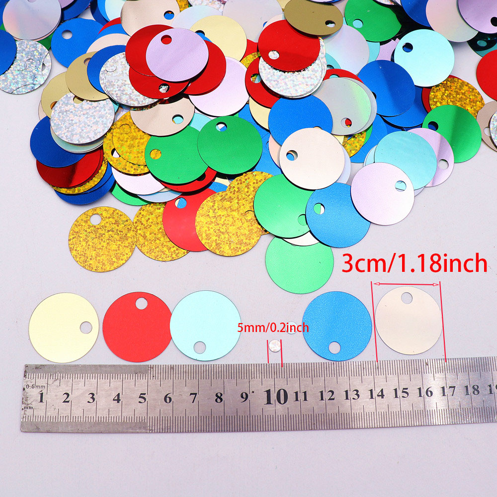 10/20/30mm Large Hole Holograf - Art Craft Flower Making review and price