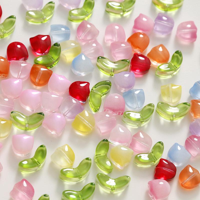 Lampwork  Flower Beads 30Pcs M - Art Craft Flower Making review and price