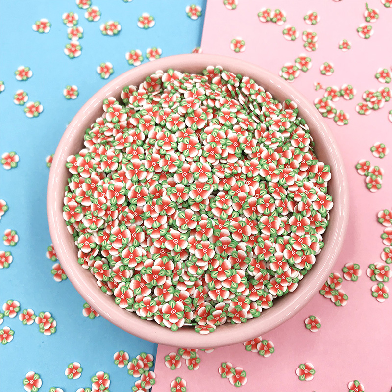 100g/lot Hot Clay Flower Slice - Art Craft Flower Making review and price