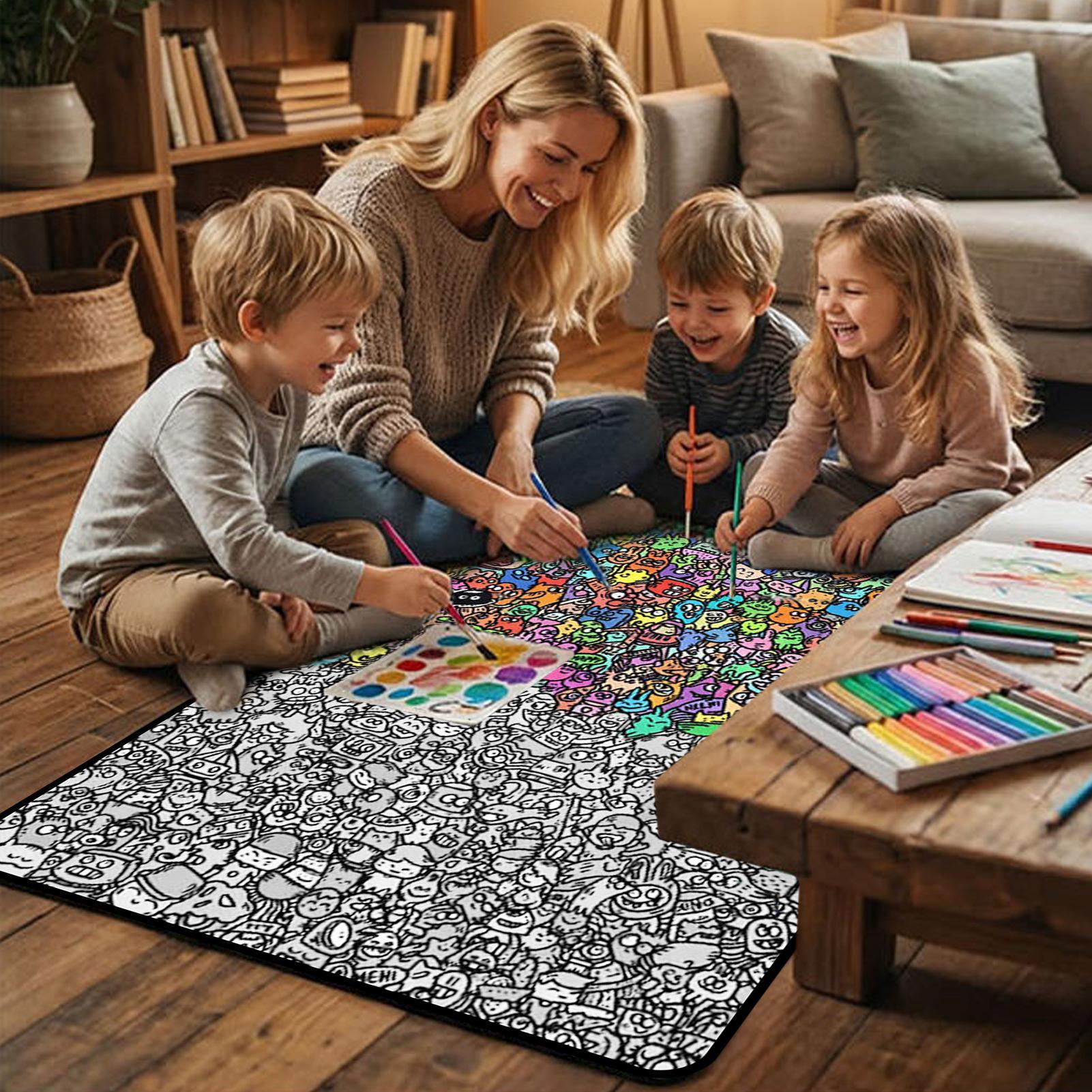Coloring Blanket DIY Washable  - Art Craft For Preschool review and price
