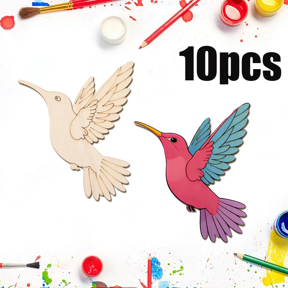 10pcs Unfinished Wood Animal B - Art Craft Animals review and price