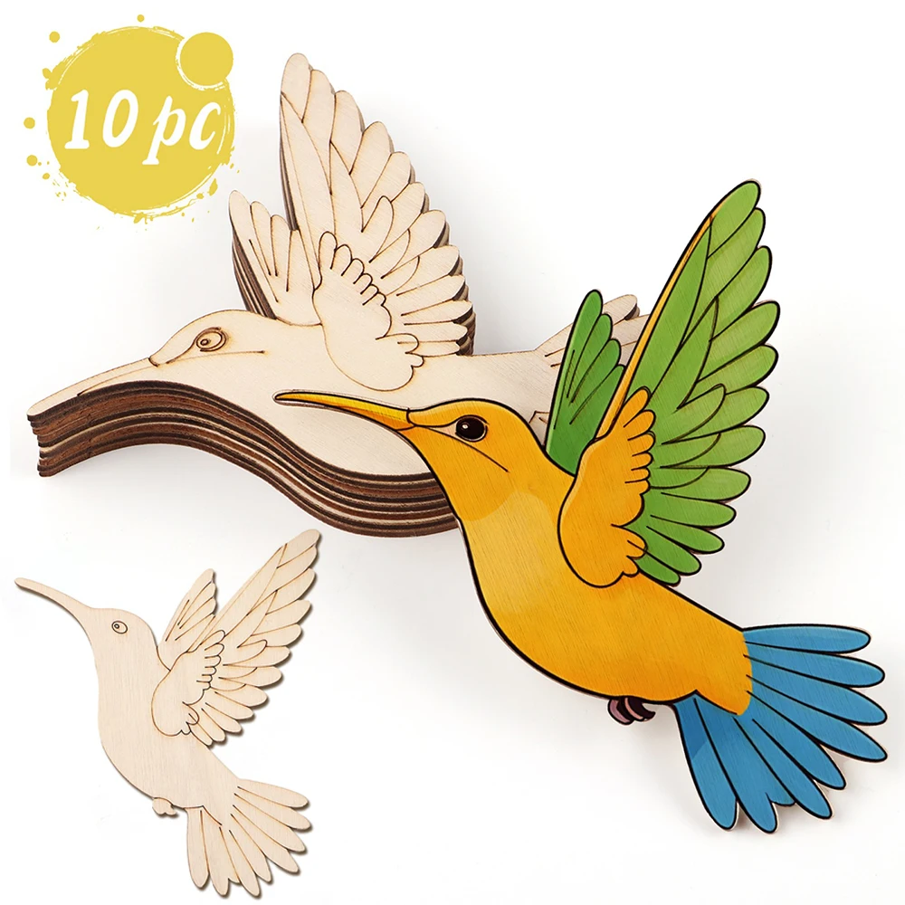10pcs Unfinished Wood Animal B - Art Craft Animals review and price