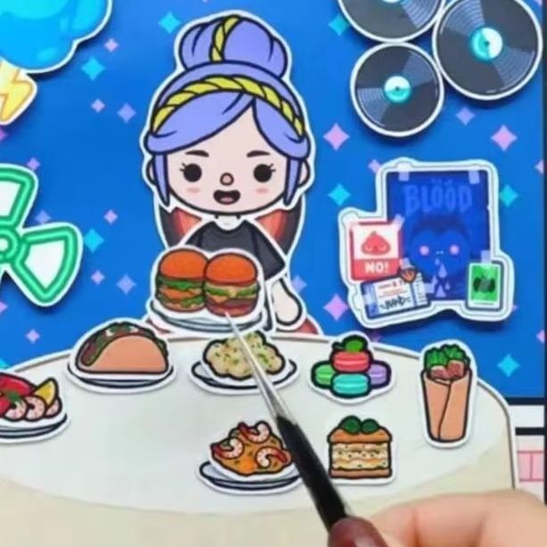 Paper Doll Theme DIY Sticker C - Art Craft 6 Year Old review and price