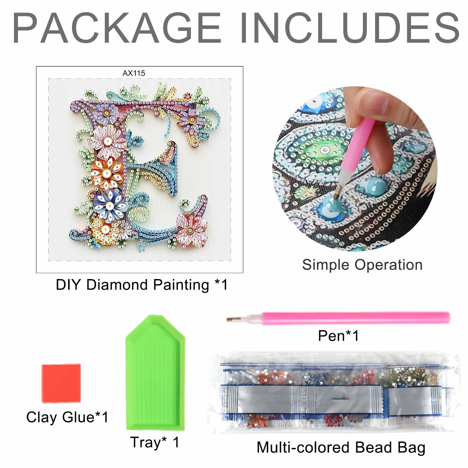Special Shaped Diamond Art pai - Art Craft Kite review and price