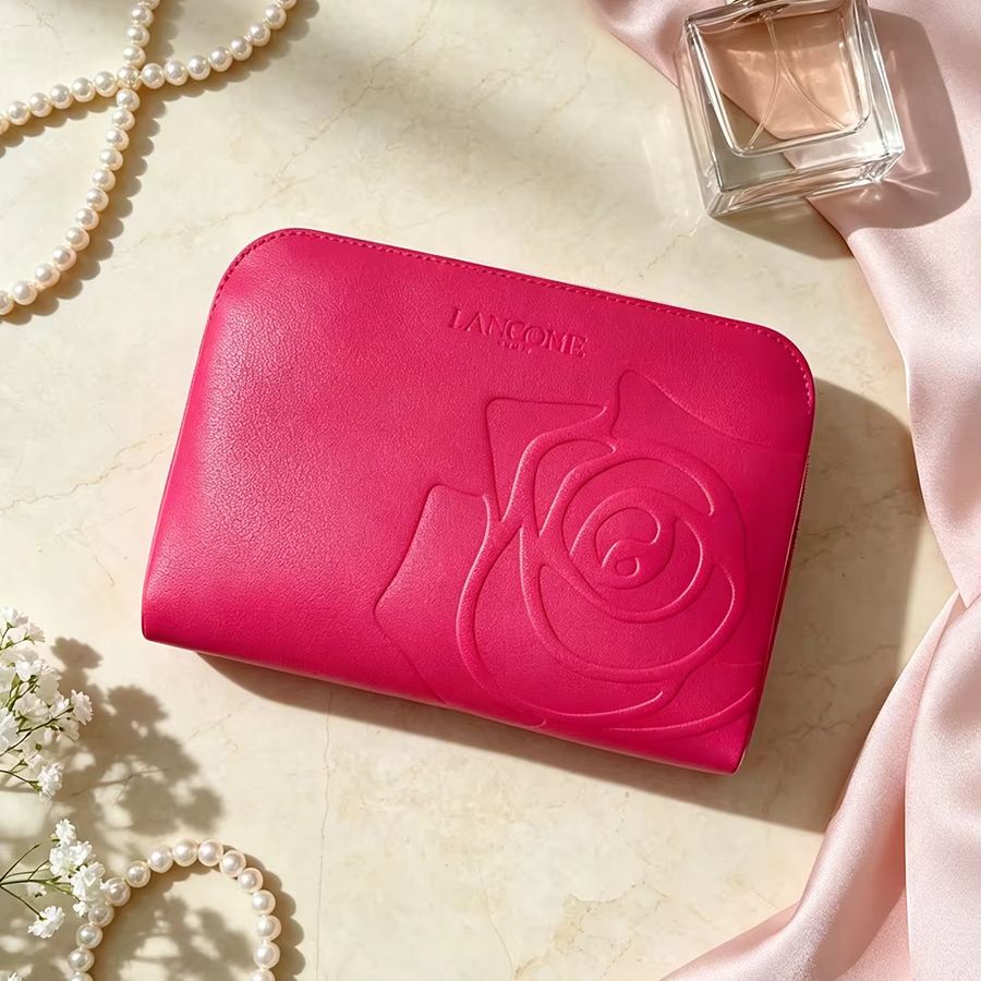 Lancome PU Cosmetic Bag Bright - Art Craft Bag review and price