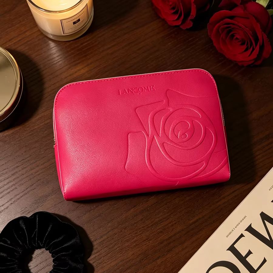 Lancome PU Cosmetic Bag Bright - Art Craft Bag review and price