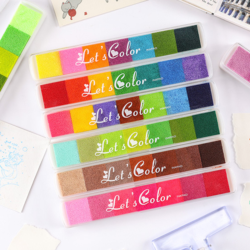 Cute Mix Color Inkpad for Scho - Stamping Ink Pad review and price