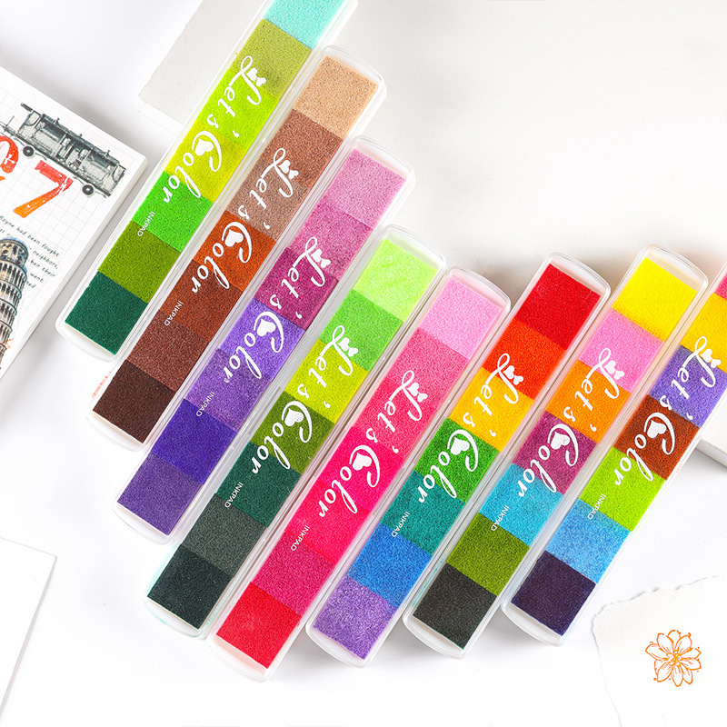 Cute Mix Color Inkpad for Scho - Stamping Ink Pad review and price