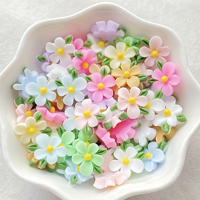 20pcs Resin Mini Flower and Le - Art Craft Flower Making review and price