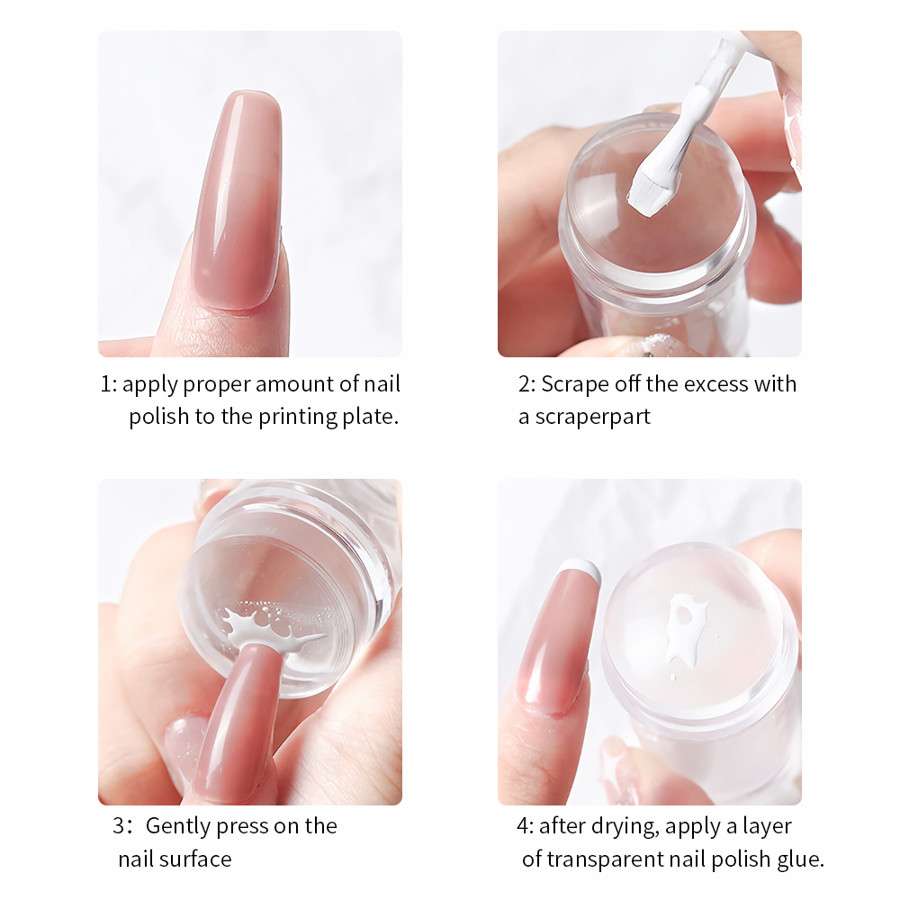 LULAA Nail Stamp Set Transpare - Stamping Ink Pad review and price