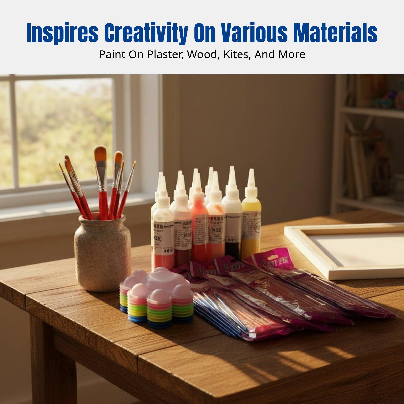Complete Acrylic Paint Kit for - Art Craft Kite review and price