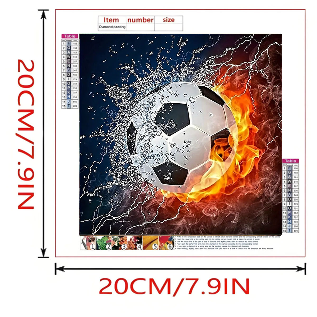 A Set of Football Diamond Pain - Art Craft Adult review and price