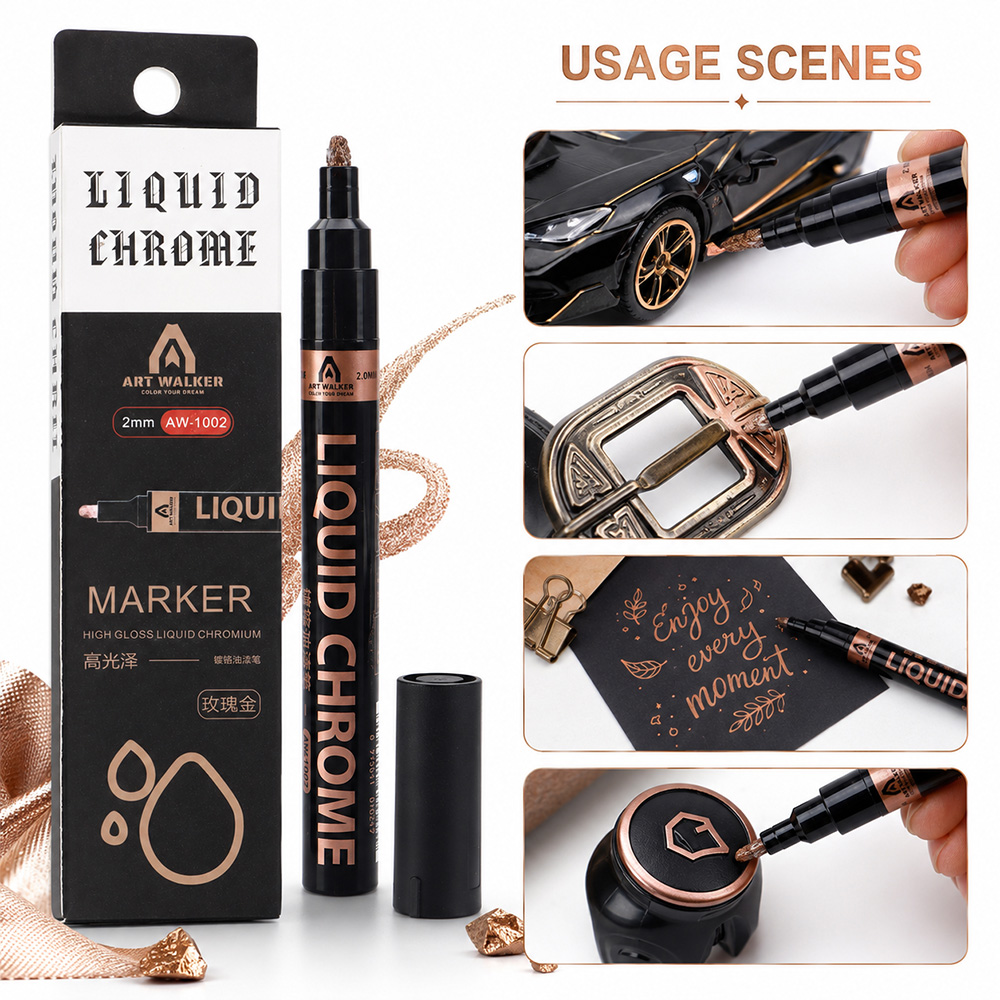 2mm Liquid Chrome Marker High  - Art Craft Mirror review and price